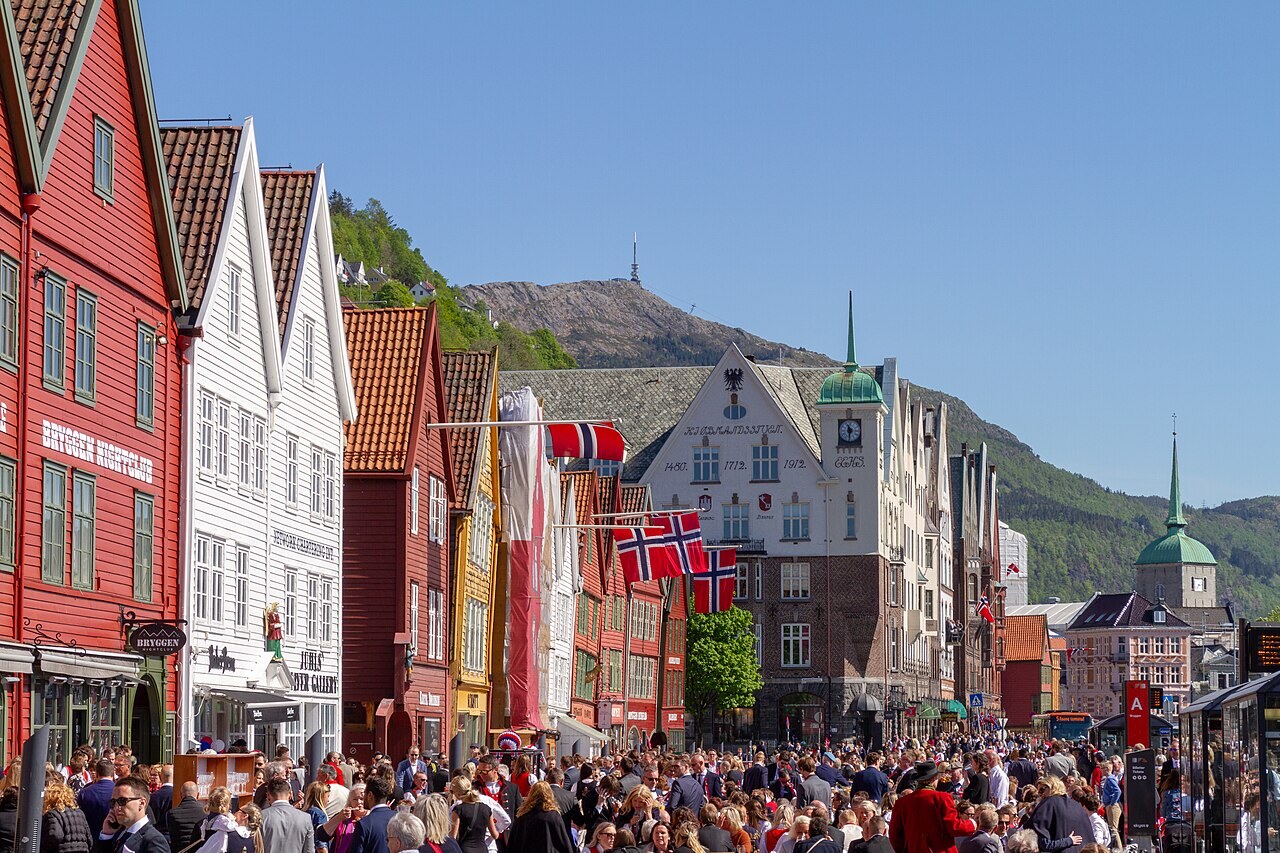 Bergen in Noorwegen